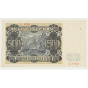 500 zloty 1940, Highlander, B series