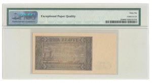 2 zlotys 1948, ser. R, lettre simple