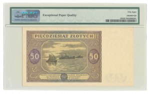 50 zlotých 1946, ser. S, velké písmeno