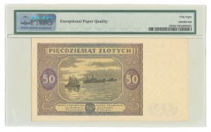 50 złotych 1946, ser. S, duża litera