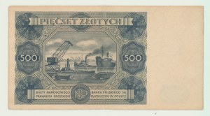 500 złotych 1947, SERIA Z2, rzadkie