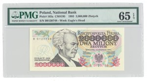 2 000 000 (2 miliony) zlotých 1993, Paderewski, série B