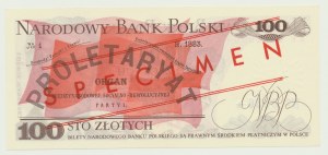 100 zloty 1976, Waryński, AK 0000000 MODELLO (n. 0841*)