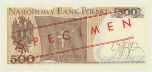 500 złotych 1979, Kościuszko, AZ 0000000 WZÓR (No 0245*)