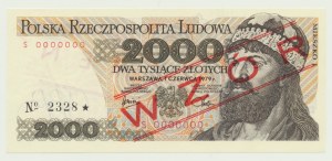 2.000 Gold 1979, Mieszko, S 0000000 MODELL (Nr. 2328*)