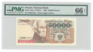50 000 zlotys 1993, Staszic, série P