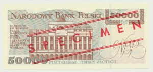 50,000 PLN 1993, Staszic, A 0000000 MODEL (No 0237*)