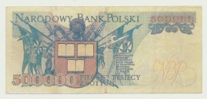 500.000 złotych 1990, Sienkiewicz, ser. H, fałszerstwo z epoki