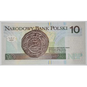 10 złotych 1994, seria KH, rzadka w UNC