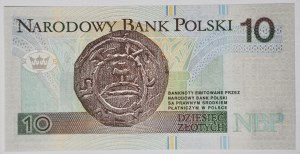 10 złotych 1994, seria KH, rzadka w UNC