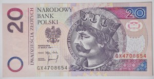 20 złotych 1994, seria GX