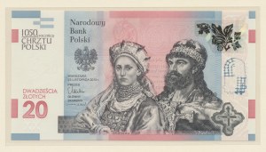 20 złotych 2015, 1050 Rocznica Chrztu Polski, AB0019122