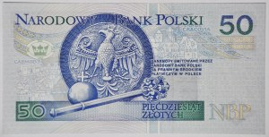 50 Zloty 1994, Serie GH, selten in UNC