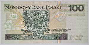 100 zloty 1994, serie HZ, raro in UNC, ultimo della fila H