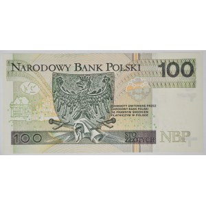 100 złotych 2012, seria AZ, ostatnia z pierwszego rządku A