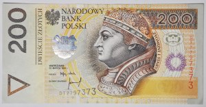 200 zlotých 1994, série DT, vzácně v UNC