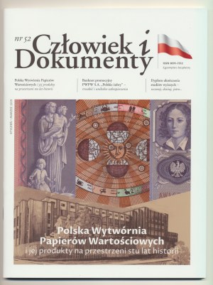 PWPW, Człowiek i Dokumenty nr 52 z banknotem 20 Polskie Żubry FO10010721