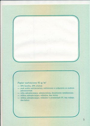 PWPW, 30 kariet 1993, Bezpečnostné systémy pre bankové dokumenty