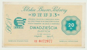 ORBIS, 20 złotych, ser. CE, rzadka