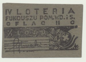 RR-, Oflag II C Woldenberg (Dobiegniew), Fourth Lottery of the Fund to Assist. Widows and Orphans, RARE