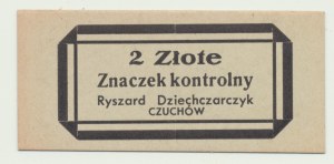 Śląsk, lata 30-te II RP, 2 Złote Czuchów, Zakłady Mięsne Dziechczarczyk, NIENOTOWANE