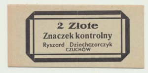 Schlesien, 1930er Jahre Zweite Republik, 2 Złote Czuchów, Zakłady Mięsne Dziechczarczyk, NIENOTOWANE
