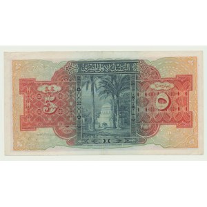 Egipt, 5 Pounds 1942, piękne i rzadkie