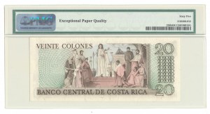 Costa Rica, 20 Colones 1977, 7 Serien. C