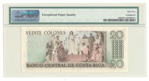 Costa Rica, 20 Colones 1977, 7 ser. C