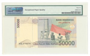 Indonésie, 50.000 Rupiah 1999/2001