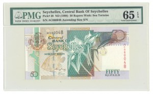 Seychely, 50 rupií 1998