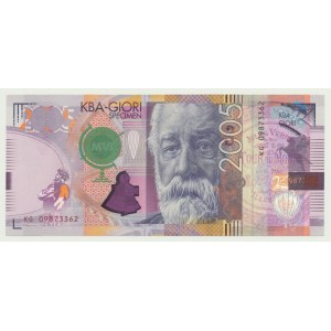 Szwajcaria, banknot testowy KBA Giori, Jules Verne, KG09873362