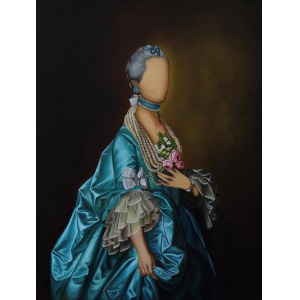 Daria Zbień, Dame von Thomas Gainsborough - Ann Leyborne Leyborne, 2024