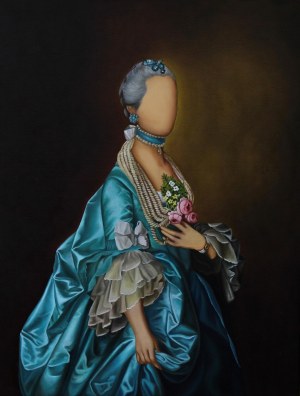 Daria Zbień, Lady by Thomas Gainsborough - Ann Leyborne Leyborne, 2024