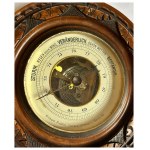 BAROMETER MIT FREIMAURERISCHEN LOGENINSIGNIEN