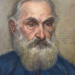 F. DE NICOLA, Portret starszego mężczyzny z brodą - F. De Nicola