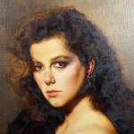 G.STRINO, Elegantní portrét ženy - G. Strino