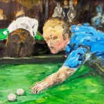 C.RAITI, Le joueur de billard - C.Raiti