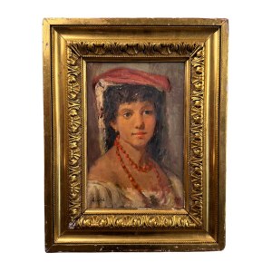 A.LOFFREDO, Portrait of a young woman - A. Loffredo