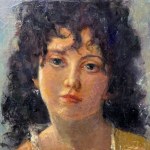 P.MAFFEI, Portrait of a woman - P. Maffei
