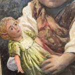 ANONIMO, Portrait d'une fille avec une poupée