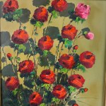 R.CARIGNANI, Krzew czerwonych róż - R. Carignani
