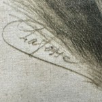 SIGNATURE NON IDENTIFIÉE, Portrait d'une femme