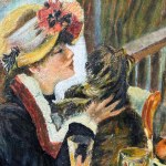 S.BUONOMO, Ragazza con gatto - S. Buonomo