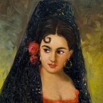 DE NICOLA, Woman with a Veil - De Nicola