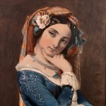 ANONIMO, Portrait d'une jeune femme