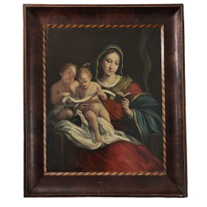 ANONIMO, la Vergine Maria, Gesù Bambino e San Giovanni