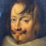 ANONIMO, Porträt eines Mannes mit Schnurrbart
