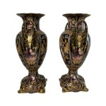 Paire de vases Scènes néoclassiques