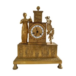 Ortuťové pozlátené bronzové kyvadlové hodiny